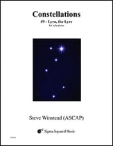 Constellations #9 - Lyra, The Lyre piano sheet music cover